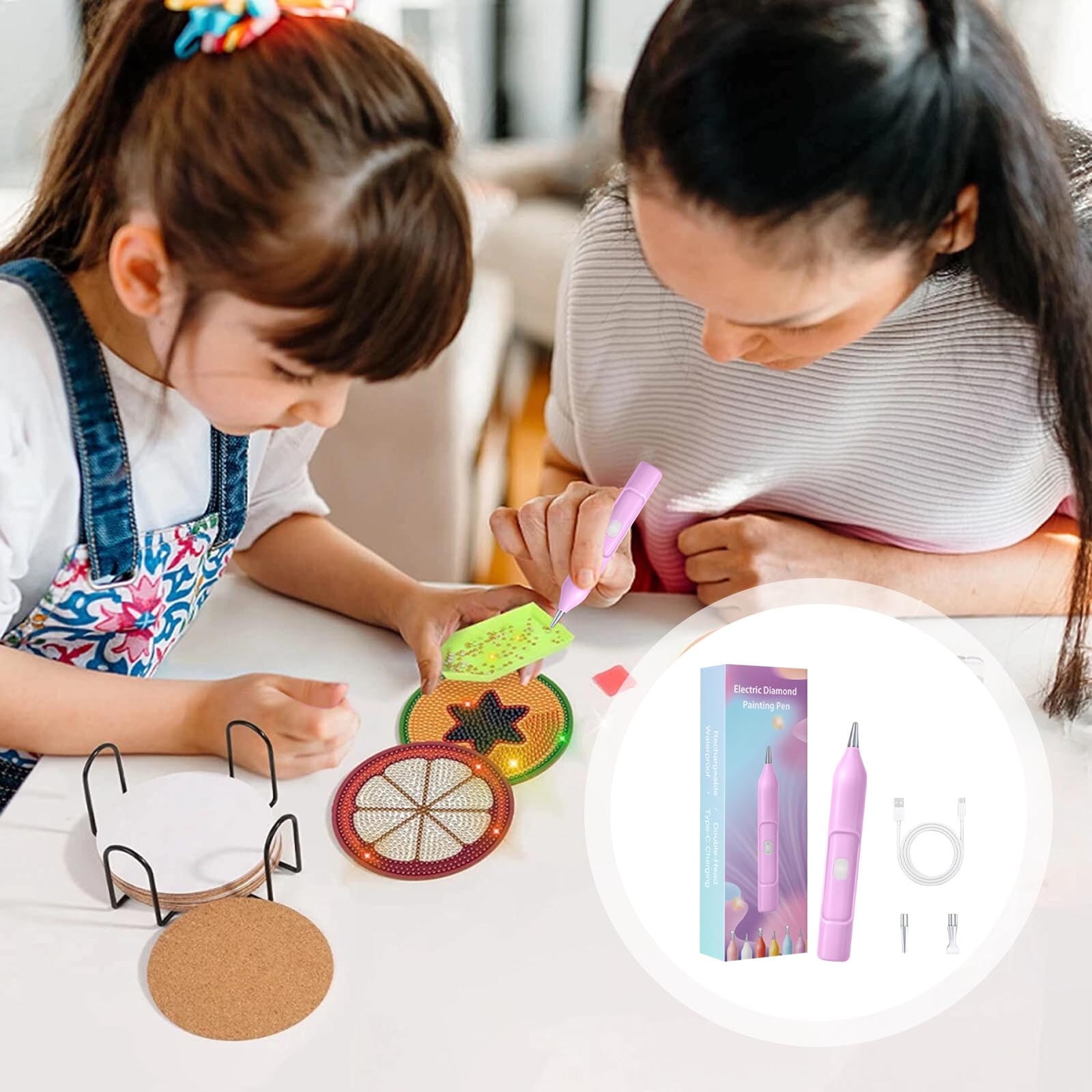 Ezypen Stylo Électrique Diamant Painting Aspiration Automatique Rechargeable IPX5 – Sans Cire, Précis Et Rapide (Jaune Ezypen Stylo Électrique Diamant Painting Aspiration Automatique Rechargeable IPX5 – Sans Cire, Précis Et Rapide (Jaune