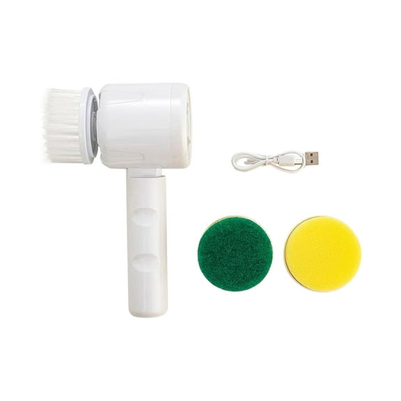 Clearance Electric Spin Scrubber 2024 New Electric Scrubber for Bathroom with 6 Replaceable Heads,Handheld Spin Scrubber, Power Shower Scrubber for Cleaning Shower/Grout/Tub/Stove 84H