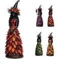 thumbnail image 1 of Clearance! Enchanted Autumn Witch,Halloween Witch Desktop Decoration,Witch Shelf Decoration for Mantel Fireplace Tiered Tray, Gothic Harvest Home Halloween Decor Gift (Orange), 1 of 7