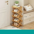 thumbnail image 1 of Clearance! Entrance Shoe Rack Foldable Vertical Shoe Storage Without Installation Independent Shoe Rack Living Room Closet Shoe Storage (Optional Multiple ), Home Essentials off Promotions, 1 of 9