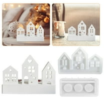 Clearance Epoxy silicone mold under $5,Silicone Moulds Casting Moulds Houses 3D Silicone Mould House Silicone Mould Candle Holder Silicone Mould Christmas Casting Moulds Silicone Casting Mould