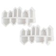 thumbnail image 1 of Clearance Epoxy silicone mold under $6,Silicone Moulds Casting Moulds Houses Candle Moulds For Casting Pack Of 10 Mini Silicone Mould House Plaster For Casting Silicone Mould Christmas Casting, 1 of 9