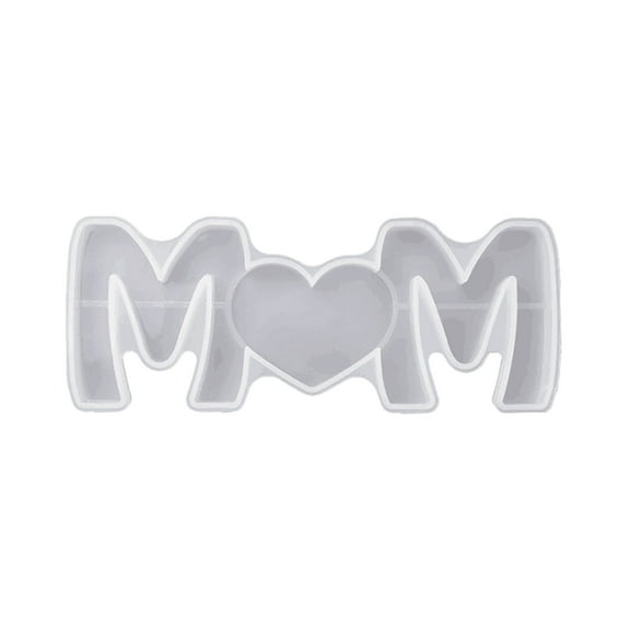 Clearance Epoxy silicone mold under $5,Silicone Love & Mom Resin Casting Mold Mother's Day Gift Epoxy Mould Craft Tool 1PC