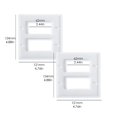 thumbnail image 1 of Clearance Epoxy silicone mold under $5,Silicone Mould Epoxy Resin Mold Socket Panel Light Switch Cover DIY Craft Decor 2PC, 1 of 3