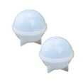 thumbnail image 1 of Clearance Epoxy silicone mold under $6,5 Size Silicone Round Ball Silicone Resin Mold Pendant Mold Making Craft DIY 2PC, 1 of 2