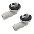 thumbnail image 1 of Clearance Equipment package under $5,Conditioner Drain Hose Connector Fitting With Rubber Ring Fit Mini Split AC Unit And Window Conditioning Unit 2PC, 1 of 9