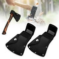 thumbnail image 1 of Clearance Equipment package under $6,2PCS Hatchet Head Holster Axe Head Cover Black Axe Hatchet Protective Case Double Snap Hatchet Protector Axe Cover For Outdoor Hiking Outdoors Work 1PC, 1 of 9