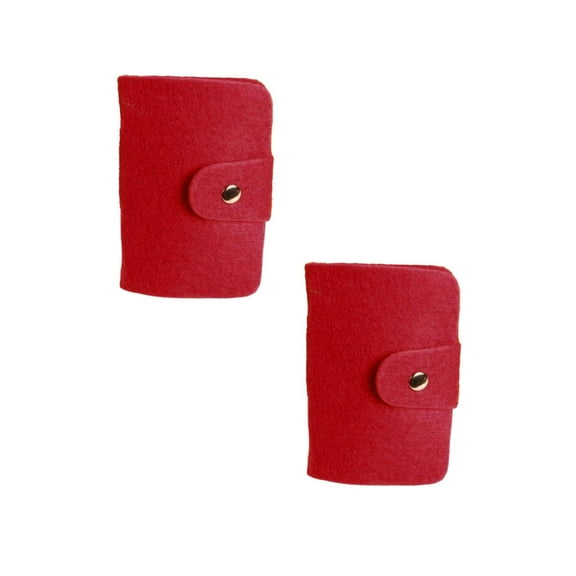 Clearance Equipment package under $5,Business Card Holder Card Holder Retro Women Pouch ID Credit Card Wallet Holder Organizer Case Box Pocket 2PC