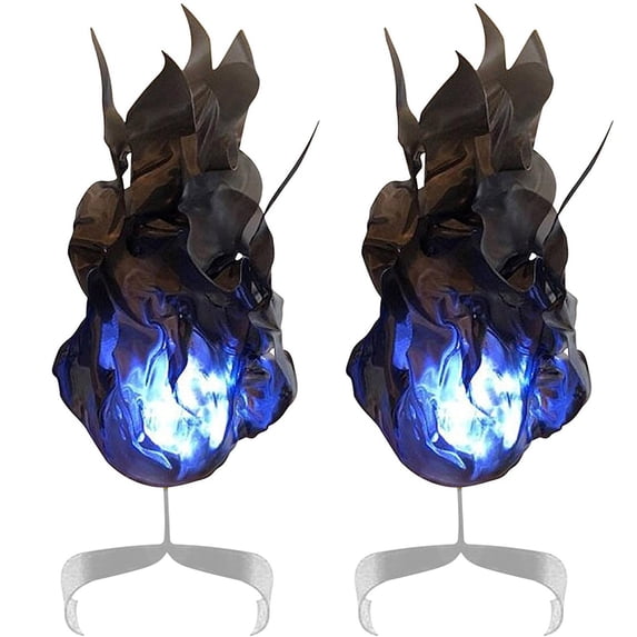 Clearance Event & Party under $10,2pcs Halloween Floating Fire Artificial FakeFire Floating Props No Flame Illuminated FloatingFireballs Halloween Party Cool Role Playing Decorations For Home