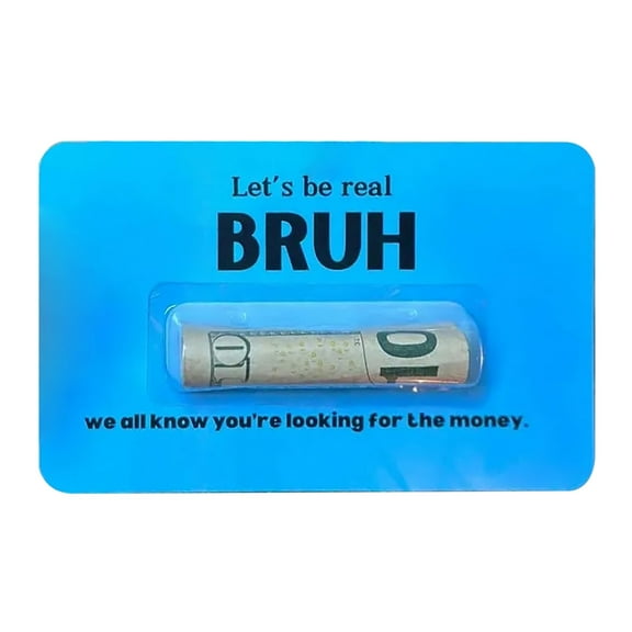 Clearance Event & Party under $10! Bruh Card In Addition To Serving As Decorations Paper Wallet Gift Pendants Can Also Be Used To Store Small Of Business Cards Or Other Small Items Increasing