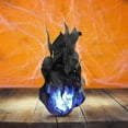thumbnail image 1 of Clearance Event & Party under $5,2pcs Halloween Floating Fire Artificial FakeFire Floating Props No Flame Illuminated FloatingFireballs Halloween Party Cool Role Playing Decorations For Home, 1 of 7
