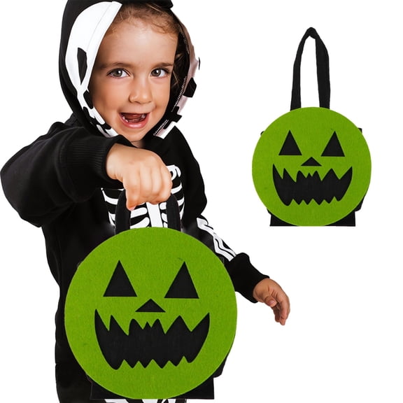 Clearance Event & Party under $5,Bags For Kids Boys Gilrs Halloween Reusable Non Woven Trick Or Bags With Handles Halloween DIY Tote Bag Halloween Candy Bags Bulk For Halloween Party