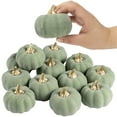 thumbnail image 1 of Clearance Event & Party under $5,12 Pcs Artificial Pumpkins Pumpkin Fall Decor For Autumn Thanksgiving Halloween Decorations Faux Pumpkins, 1 of 9