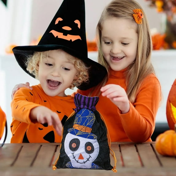Clearance Event & Party under $5,Halloween Bags Halloween Bags Halloween Large Velour Trick Or Bags