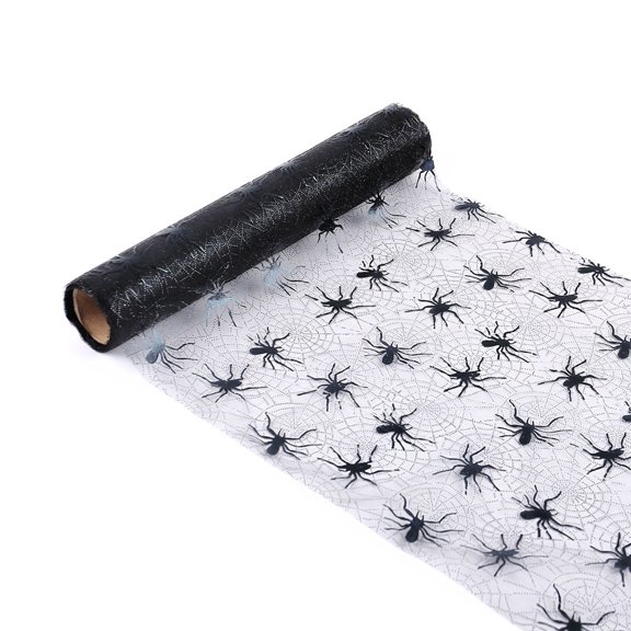 Clearance Event & Party under $5,Halloween Bat Yarn Roll Meal Mat Festival Gathering Table Decoration Net Cloth Table Cloth Table Flag