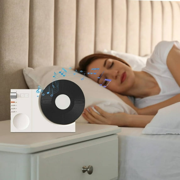 Clearance Event & Party under $50,Bluetooth Clock Speaker Vinyl Bluetooth Speaker Record Player Speaker Classic Retro Decor