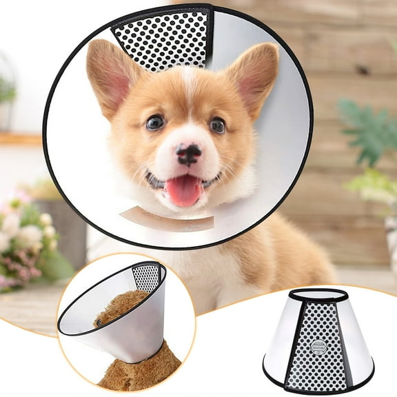 Clearance Event, Pet Recovery Collar Cone Universal Anti-Lick Protective Neck Cover For Dogs Cats After Surgery Prevent Scratching Biting Healing Comfortable Guard, Pet-Friendly Design | Plastic, A