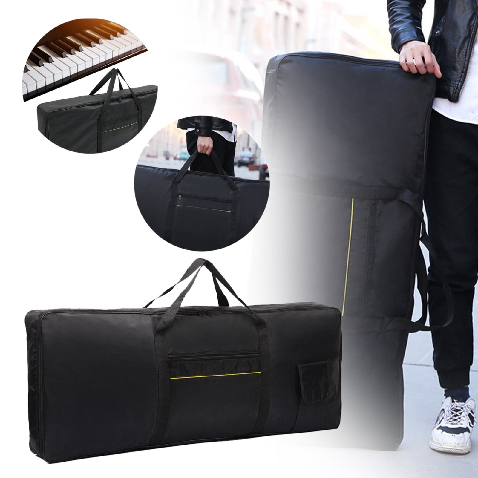 Clearance Ewgqwb Home Textile Storage 61 Keys Keyboard Case For 61 Keys ...