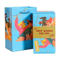 Explosion Surprise Gift Box for Money, DIY Gift Box with Confetti, Birthday Surprise Cash Explosion Gift Box, Blue Pop Up Exploding Surprise Box for Party Anniversary Proposal (Blue-16pcs)