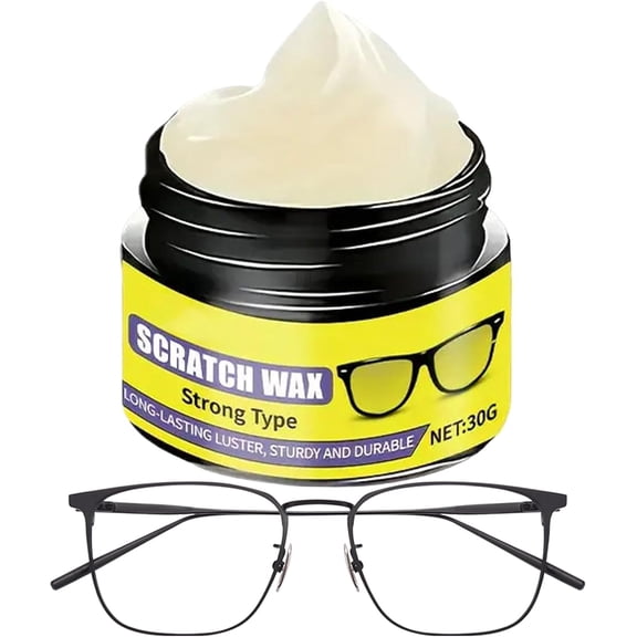 Clearance! Eyeglass Scratch Remover, 30g Lens Cleaner for Eyewear, Repair Paste with Easy Application, Scratch Eraser for Glasses, Maintenance for Home School Office Road Trip Vacation Travel Outing