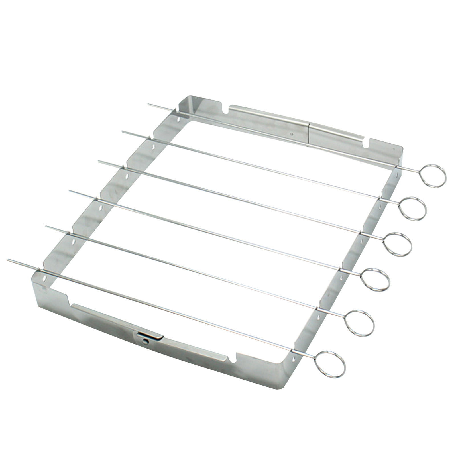 Stainless Steel Folding Kebab Rack with Skewers