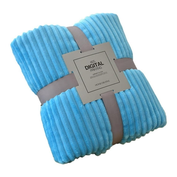 Clearance! FNGZ Blanket, Polyester Blanket, Coral Velvet Magic Velvet Blanket Sky Blue: 50X70Cm Nap Blanket Solid Color Flannel Small Blanket Ba, Nap Blanket X1