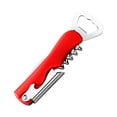 thumbnail image 1 of Clearance！FNGZ Bottle&Can Openers Home Steel Beer Wine Opening Tools 4 in 1 Stainless Steel Wine Opening Tools Home Cans Kitchen Restaurant and Bar Red, 1 of 8