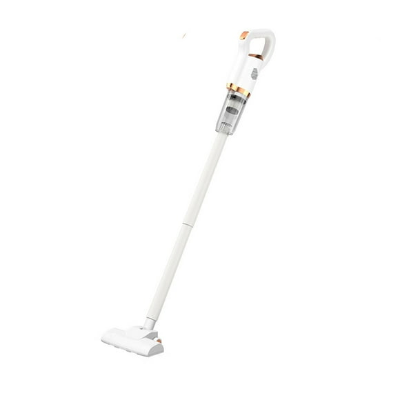 Clearance! FNGZ Cleaning Brush Stick Vacuum Cleaner New Upgraded Household Wireless Portable 120W High Suction with Long Extendable Rod Labor Saving Deep Blower Floor Mop Car Home Travel Use White