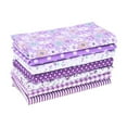 thumbnail image 1 of Clearance! FNGZ Diy Knitting Diy, Woolen Needle, Cotton Fabric with Small Floral Pattern 50*50Cm Purple, Cotton Cloth Small Floral Fabric 50*50Cm, 1 of 7