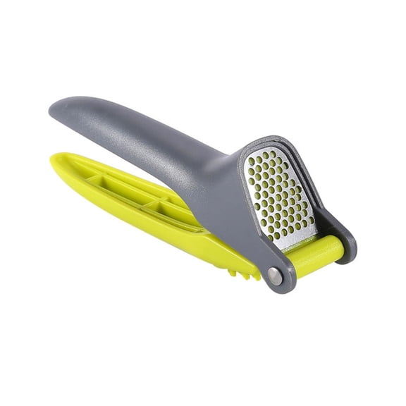 Clearance! FNGZ Garlic Press Stainless Steel Masher Garlic Press Garlic Machine Manual Garlic Mash Multi Functional Garlic Peeler Household Garlic Masher Yellow