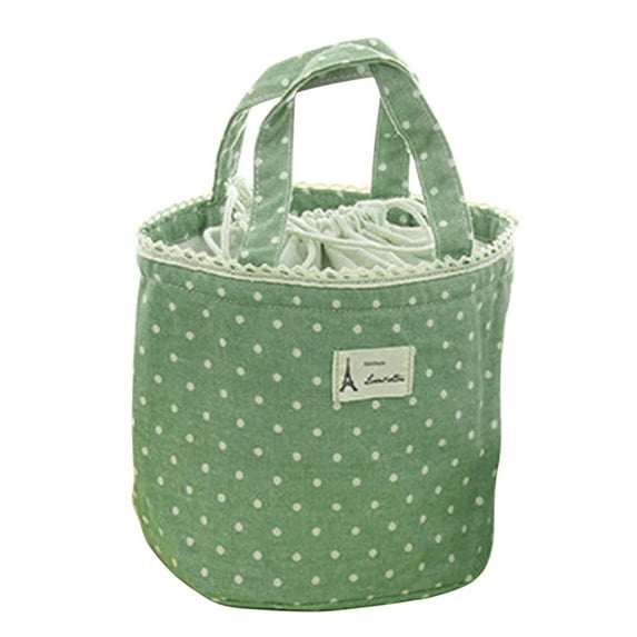 Clearance! FNGZ Lunch Bag Small Lightweight Lunch Bag Insulated Bag Foldable Waterproof Thermal Bag Green