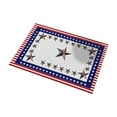 thumbnail image 1 of Clearance! FNGZ Placemat Independence Day Fabric Placemats Heat Insulation Table Mats Festive Western Style Dinner Napkins Tablecloth, 1 of 4