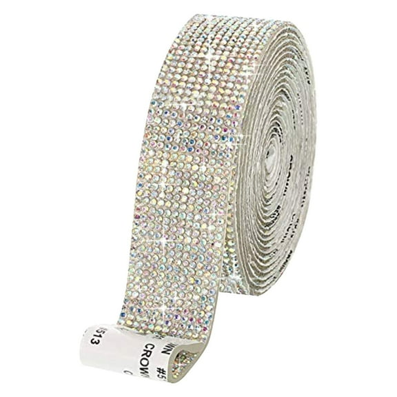 Clearance! FNGZ Shooting Props Crystal Stickers Plain Polka Dot Ribbon Spring Fresh Imitation Linen Ribbon Gift Flower Packaging Diy Ribbon White B