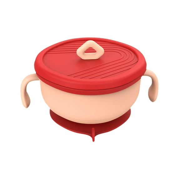 Clearance! FNGZ Tableware Baby Multifunctional Soup Drinking Straw Bowl & Snack Container