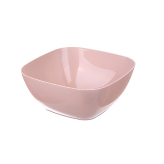 Clearance! FNGZ Tableware Candy Fruit Plastic Bowl Plate Color Dish 3 Food Grade Basket Snack Kitchen, Dining Bar Pink