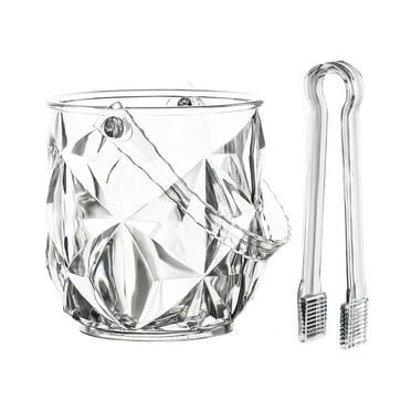 Clearance! FNGZ Tableware Thickened Fall Acrylic Ice Bucket Commercial Champagne Bucket Plastic Household Bar Ktv Trumpet Transparent Ice Bucket