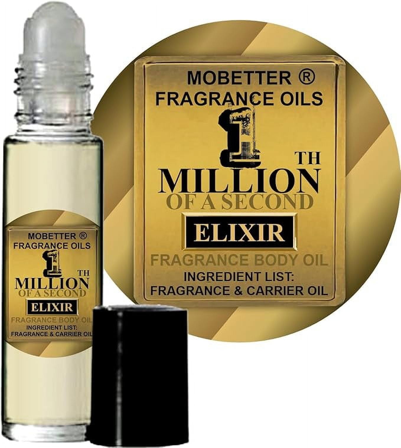 Clearance FRAGRANCE OILS 1 Million th of a Second Elixir Men Cologne