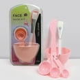 thumbnail image 1 of Clearance!Face Mask Mixing Bowl Set, 6 Pcs DIY Facemask Mixing Tool Kit with Facial Mask Bowl Stick Spatula Silicone Brush Spray Bottle Puff Soaking Bottle Gauges, 1 of 7