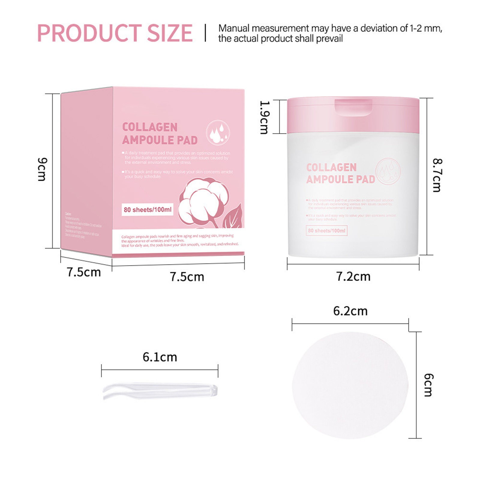 Clearance Facial Hydration Fading Calming Skin Wet Compress Cotton