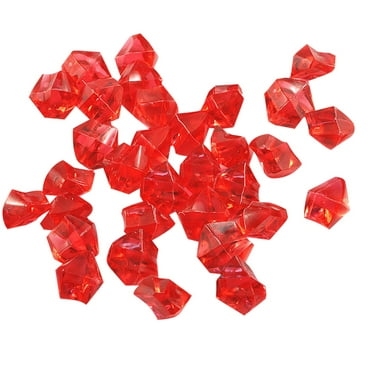 Clearance Fake Crystals 50PCS Acrylic Gems Clear Ice Rocks Plastic Diamonds Vase Rocks Centerpiece For Vase Fillers Party Table Scatter Wedding Display Whole Home