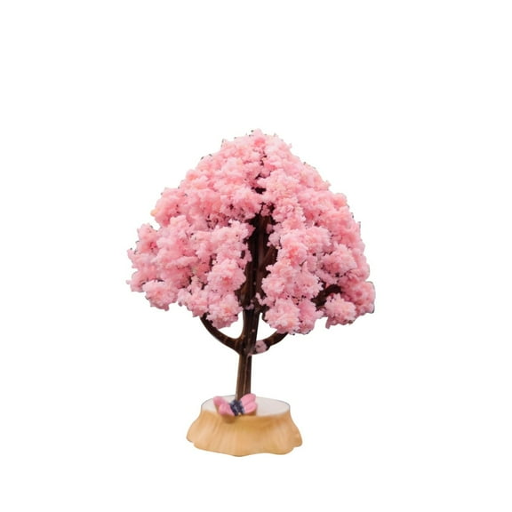Clearance Fake Potted Plant, Tyeign Miniature Multicolour Tree Cherry Tree Artificial Flower Tree Decoration Mini Love Tree Desk Plants Table Plant Potted Plants Artificial Decor Desk Plant