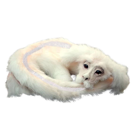 Clearance! Falkor Dragon Plush Toy Stuffed - Soft Fantasy Animal from Neverending Story, Gift for Kids Adults, Collectible Stuffed Animals for Fans,White