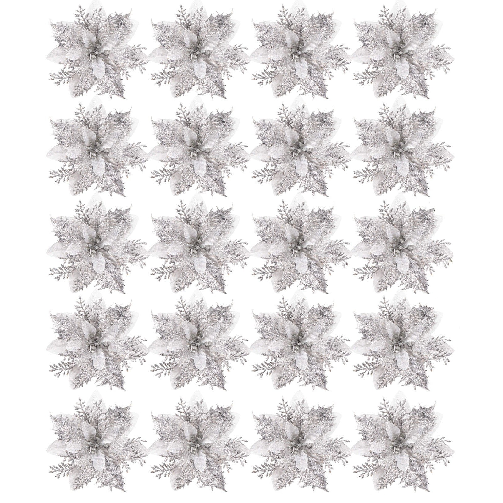 Clearance Fall Decorations for Home! Blecry Artificial Flower Silver