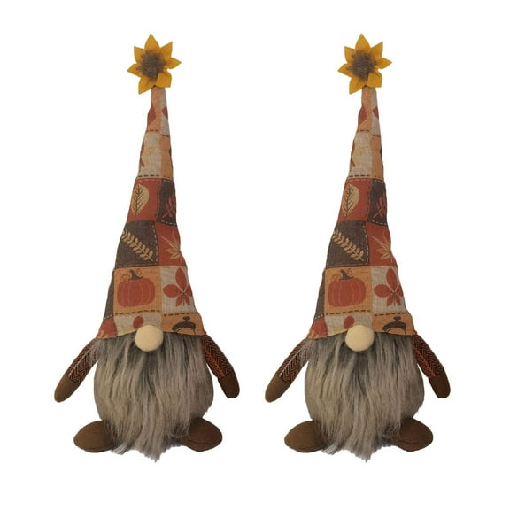 Hvmvliv Fall Gnomes Plush(2pcs) 2Pcs Thanksgiving Gnomes Plush Gifts for Appreciate Friend Classmate Fall Dolls for Office Home Table Decoraction A