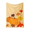 thumbnail image 1 of Clearance!Fall Thanksgiving Blankets,Pumpkin Maple Leaf Flower Farmhouse Blanket Throw,Thanksgiving Fall Flannel Fleece Throw Blanket for Home Living Room Couch Bed Chair or Dorm Decor 39"x27", 1 of 6