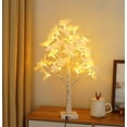 thumbnail image 1 of Clearance!Fall Tree with Lights Thanksgiving Decorations: Maple Leaf Table Lighted Tree Home Decor Total 24 LED Lights Room Decoration Indoor Outdoor Artificial Harvest Autumn Trees for Wedding Party, 1 of 6