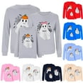 Clearance! Family Halloween Costumes for 3 Halloween Crew Neck Hoodie