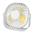 thumbnail image 1 of Hvmvliv Fan for Bedroom USB Desk Fan Small Powerful Portable Quiet Desktop Fan 360 Degree Adjustment Mini Fan for Home Office Car Indoor Outdoor White, 1 of 7