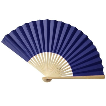 Clearance Fans under $1 Chinese Style Hand Held Fan Bamboo Paper Folding Fan Party Wedding Decor