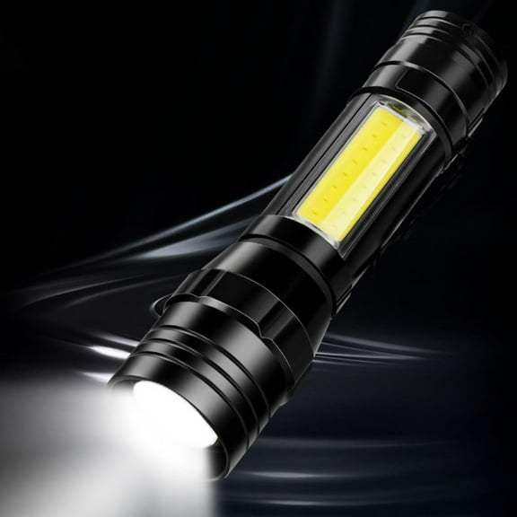 Clearance! Fanshiluo Flashlights-LED Flashlight 1000 Lumens Super Bright Flashlight Zoomable Rechargeable Flashlight With 4 Modes Powerful Handheld Flashlight